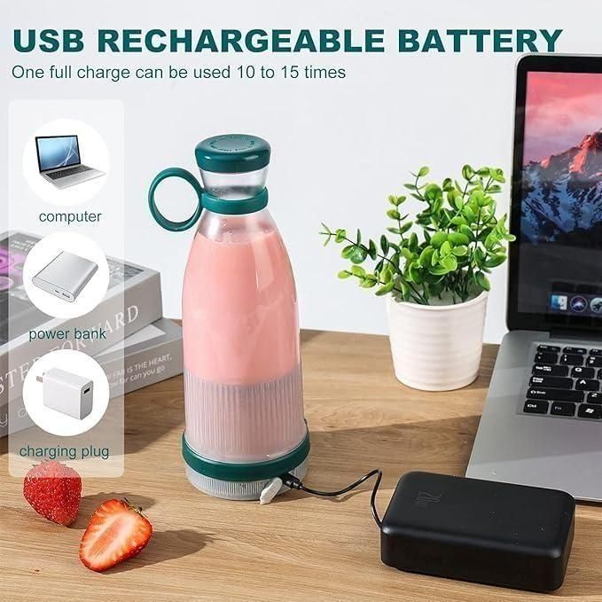 Travel Portable Mini Juice Blender | USB Rechargeable Mixer Juicer
