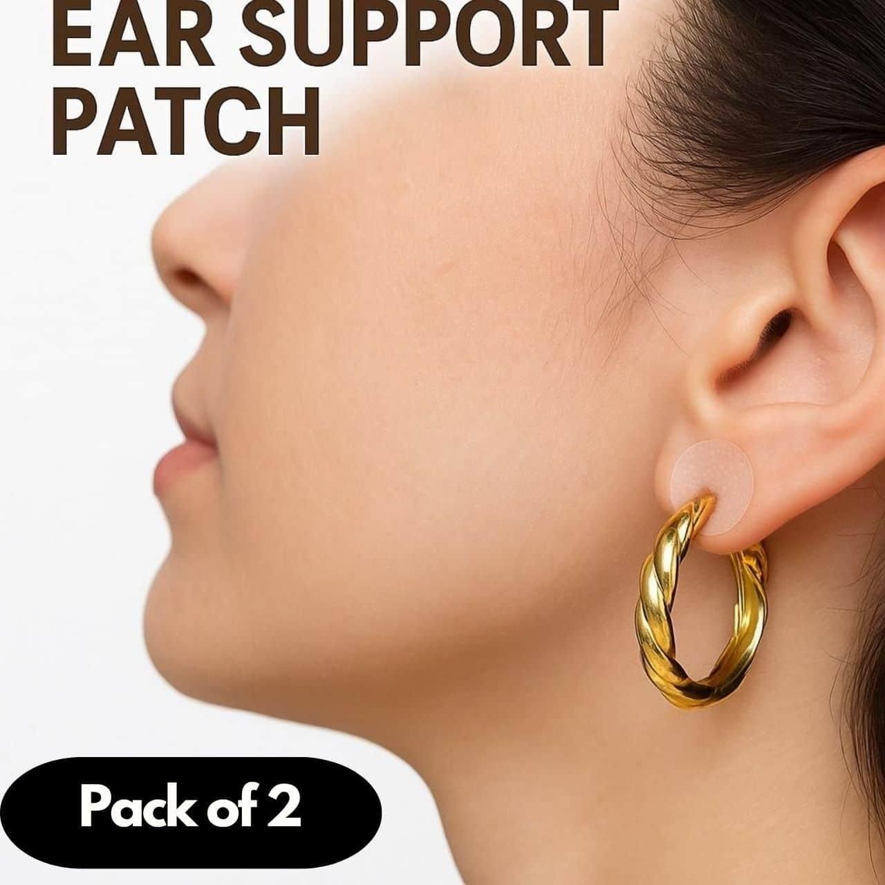 Premium Earlobe Support Patches (200 PCS) Pack of 2